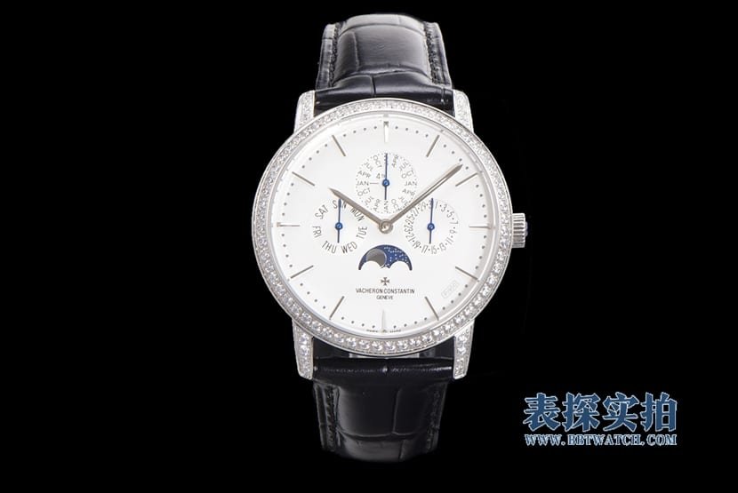 Vacheron Constantin Heritage Series Calendário Perpétuo Relógio Masculino com Mostrador Branco, Relógio Mecânico Ultrafino 1:1 Super Clone — luxury replica watch guide | Watch Replica Expert