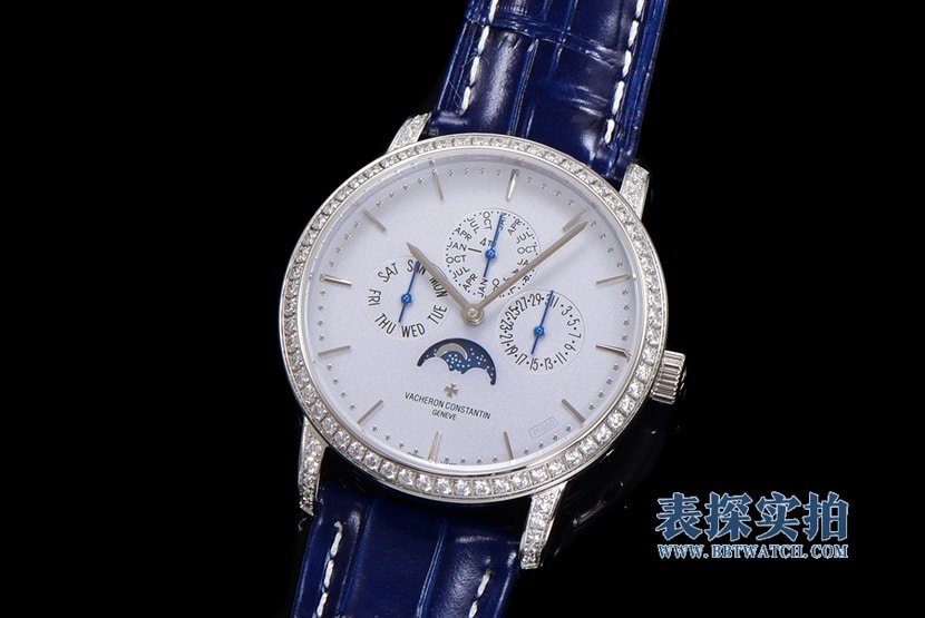 Where to buy high-quality replica Vacheron Constantin heritage series white steel perpetual calendar men's mechanical watch from a major manufacturer