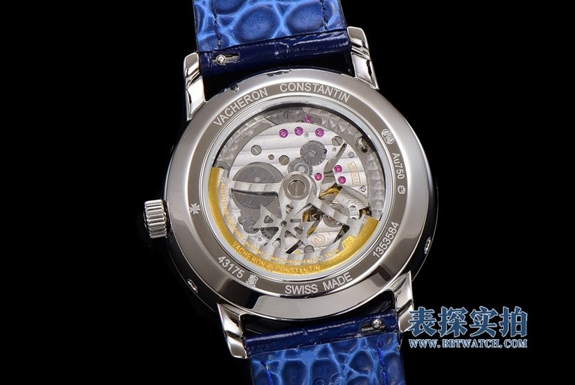 Manufacturer high-quality replica Vacheron Constantin heritage series white steel perpetual calendar men's mechanical watch movement