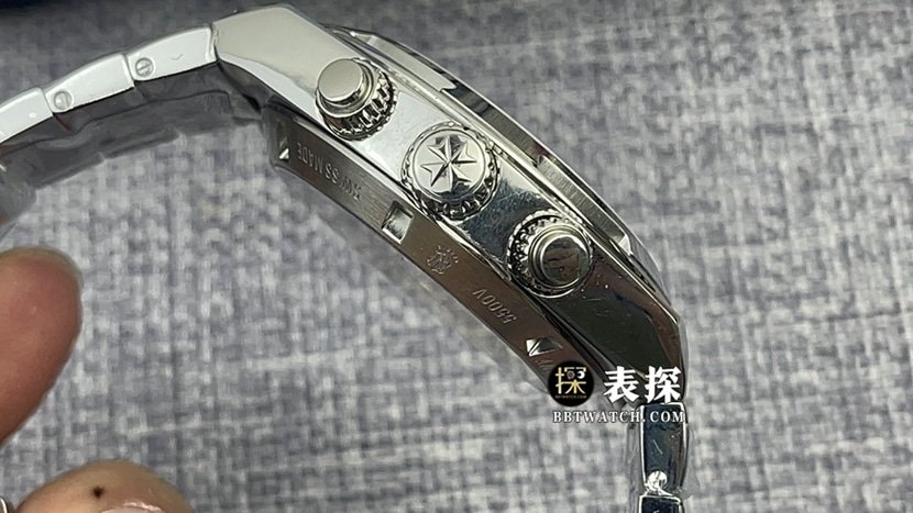 8F factory Vacheron Constantin 1:1 super clone watch men's silver white dialsteel bracelet picture and price side live photo