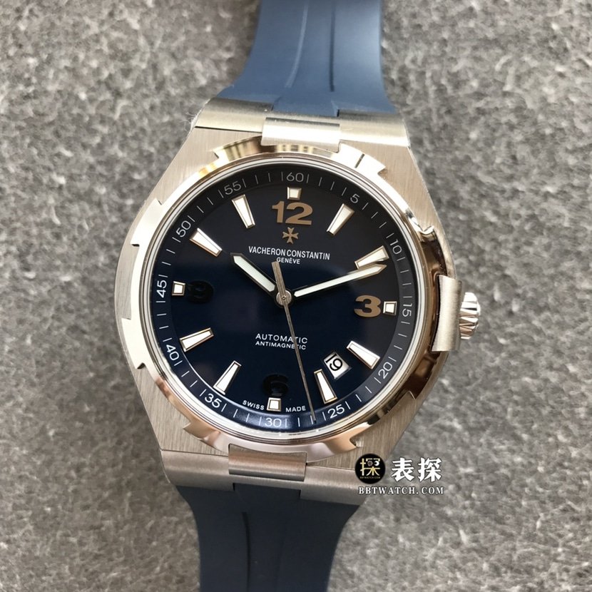 Relógio longitudinal masculino MKS Vacheron Constantin com logotipo lapidado em diamante e modelo luminescente em borracha suíça — detailed review and buying guide | Watch Replica Expert