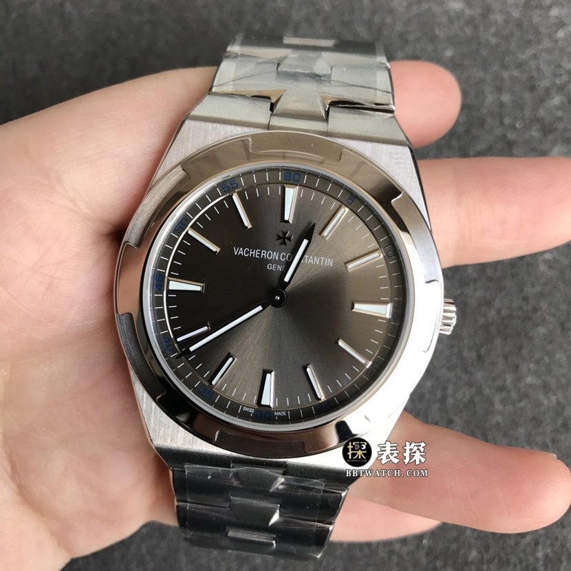 XF factory Vacheron Constantin 2000Vtop-tier 1:1high-quality replica watch men's dark gray plate steel bracelet model pictures and prices front live photo