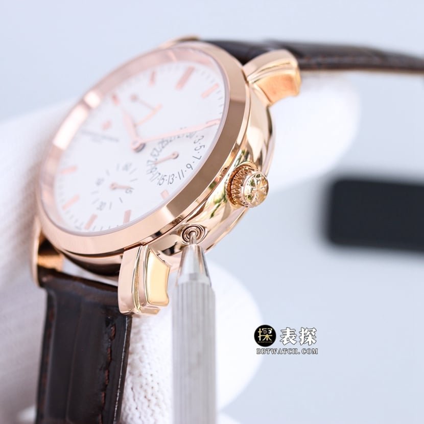 TW factory Vacheron Constantin Malta 83060/000R-92881:1super clone watch men's silver white dialleather strap picture and price side live photo