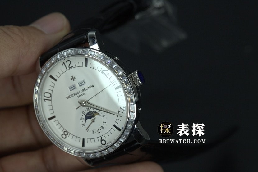 TW factory Vacheron Constantin historical masterpiece 1:1 top-tier replica watch men's white dialleather strap model pictures and prices overall live photos