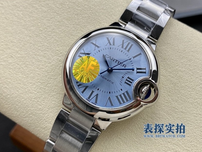 AF Factory Cartier WSBB0062 ballon bleu glace 33 mm mécanique automatique super clone montre femme en acier inoxydable boucle pliante style décontracté — luxury replica watch guide | Watch Replica Expert