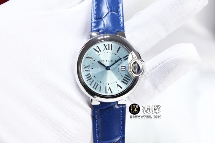 GTG Cartier Blue Balloon 33mm Senhoras 1:1 Super A Fine Imitação, pulseira de aço com mostrador azul gelo — detailed review and buying guide | Watch Replica Expert