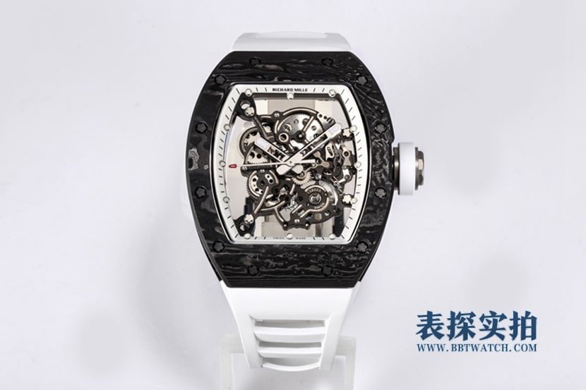 BBR Factory Richard Mille RM055 Men's Ultra Light NTPT Carbon Fiber Skeleton with One-Piece Shock Absorber Movement — detailed review and buying guide | Watch Replica Expert