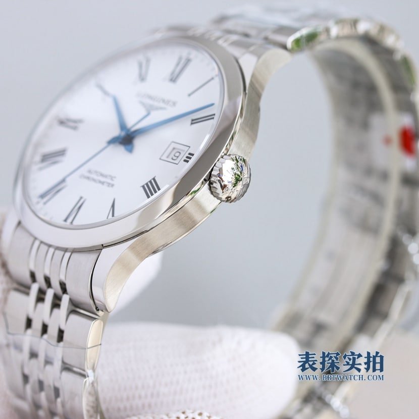 top-tier replicaKL factory Longines pioneer's highest level men's mechanical watch side view
