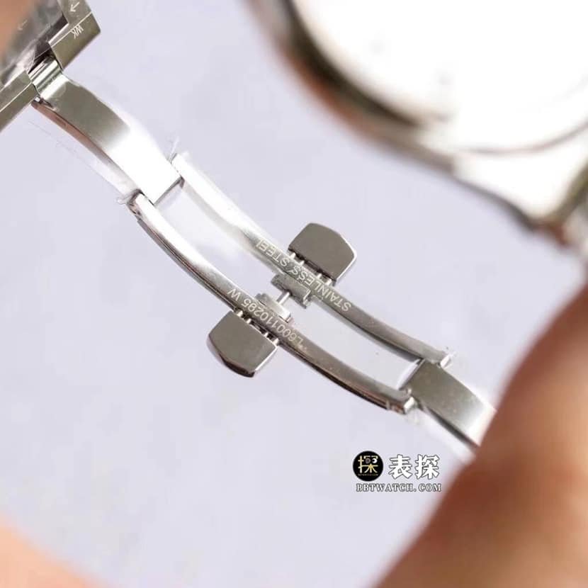 GR factory Longines watchmaking traditional top-tier replica watch men's silver wheat grain plate steel bracelet model pictures and prices clasplive photos