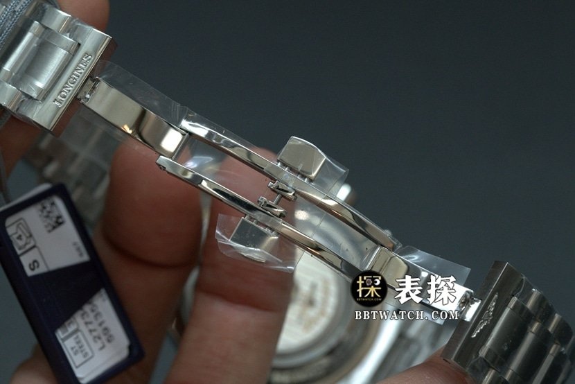 GS factory Longines famous eight-pin moon phasetop-tier replica watch white dial blue needle steel bracelet model pictures and prices clasplive photos