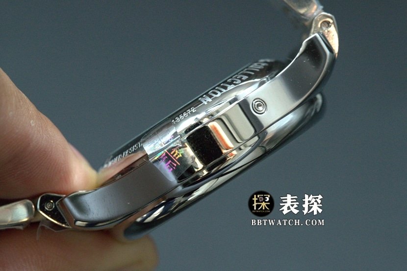 GS factory Longines famous craftsman eight-pin moon phasetop-tier replica watch white dial blue needle steel bracelet model picture and price side live photo