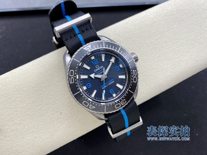 Fábrica SBF Omega Omega Masculino Seamaster Titanium King of the Seas Collector's Edition 1: 1 Réplica de relógio com titânio grau 5 jateado, moldura de cerâmica escovada e escalas de mergulho em metal líquido 215.92.46.21.01.001 — luxury replica watch guide | Watch Replica Expert