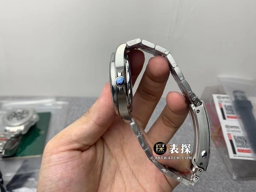 OR factory OmegaSeamaster1:1super clone watch men's white dialsteel bracelet picture and price side live photo