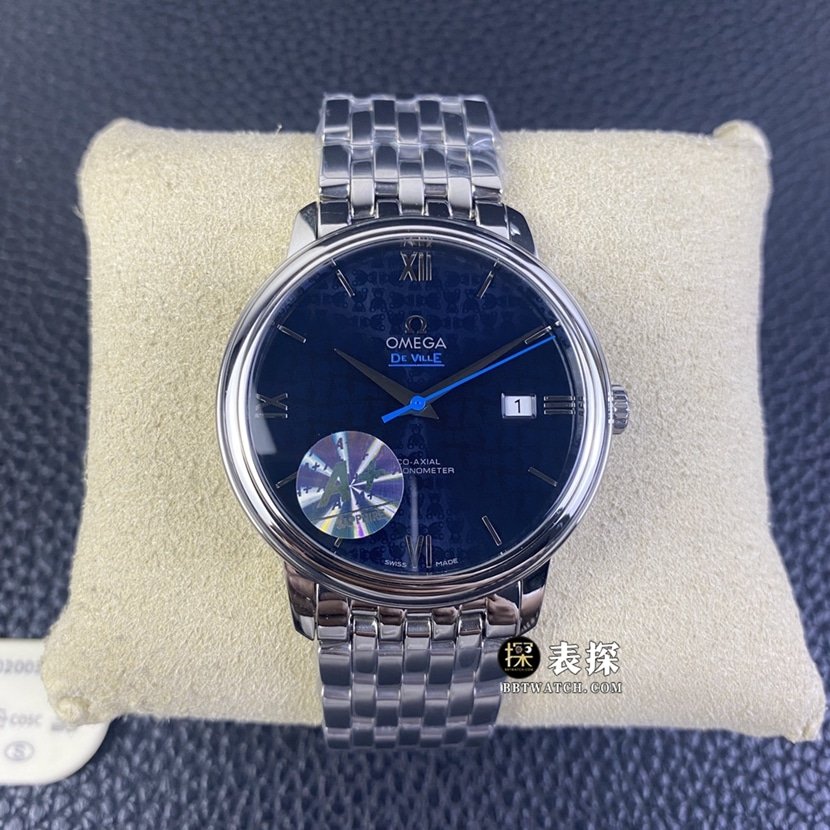 A+ Factory Omega Omega masculino Discworld Top 1:1 relógio de alta qualidade com padrão de ursinho de pelúcia azul, pulseira de aço inoxidável 316L e vidro safira, modelo 424.10.40.20.03.003 — luxury replica watch guide | Watch Replica Expert