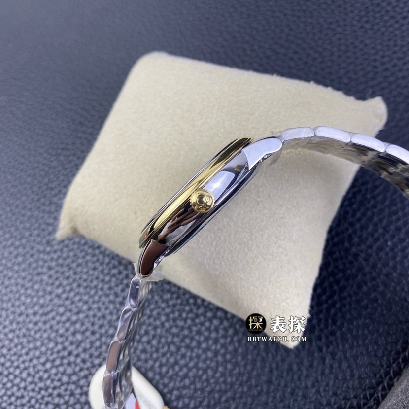 KY factory Omega De Ville 1:1 super clone watch men's silver dialsteel bracelet model pictures and prices side live photo