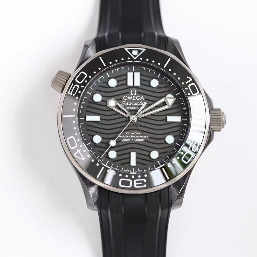 Omega Seamaster 300 black ceramic 1:1 super A replica with 8806 movement and waterproof ceramic shell OM factory 210.92.44.20.01.001 — detailed review and buying guide | Watch Replica Expert