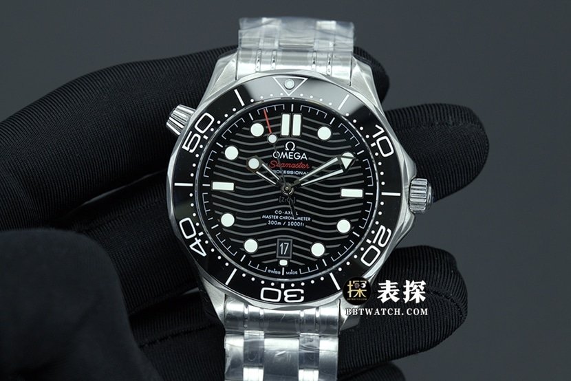 Relógio de mergulho masculino VS Factory Omega Seamaster 300M, pulseira de aço de 42 mm, mostrador totalmente cerâmico 1:1 Super A réplica 210.30.42.20.01.001 — luxury replica watch guide | Watch Replica Expert
