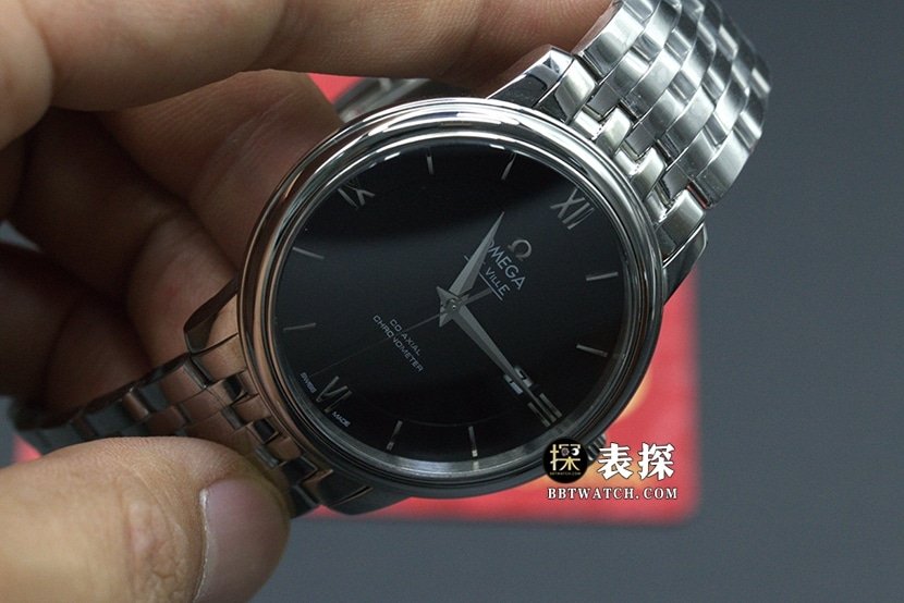 Omega Diefei 1:1 super clone watch men's black dialsteel bracelet picture and price front live photo