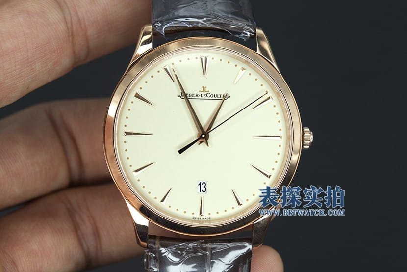 Jaeger-LeCoultre Master ultrafino casca de ovo amarelo rosa ouro super clone masculino 1232511 — luxury replica watch guide | Watch Replica Expert