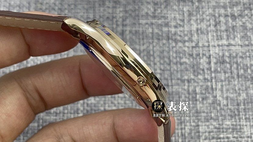 AZ factory Jaeger-LeCoultre master 1:1 super clone watch men's eggshell yellow disk leather strap model pictures and prices side live photo