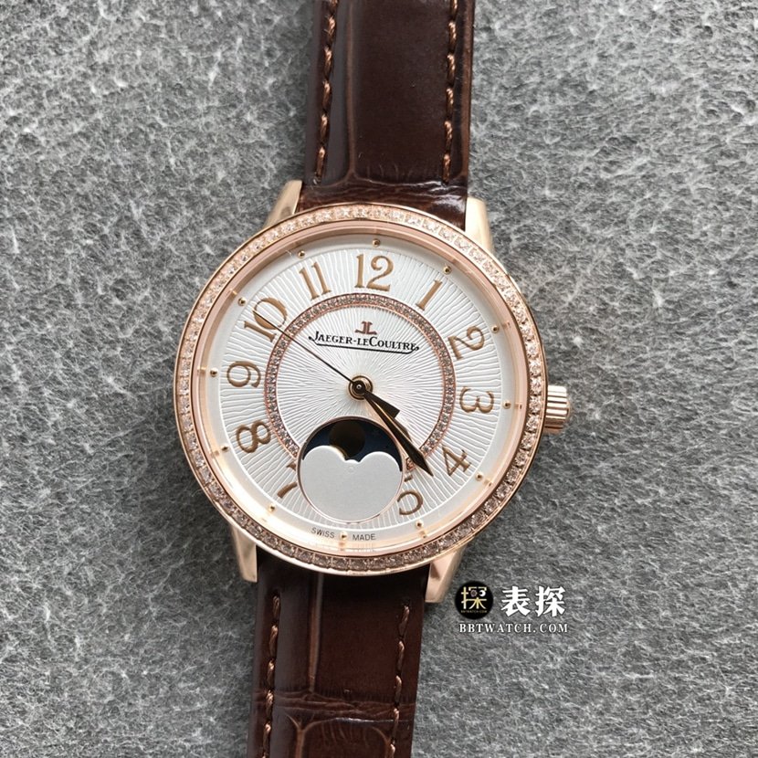 ZF Factory Jaeger-LeCoultre Rendezvous Moonphase Réplique de montres élégantes pour femmes Q3572430 Lunette Swarovski en or rose — luxury replica watch guide | Watch Replica Expert