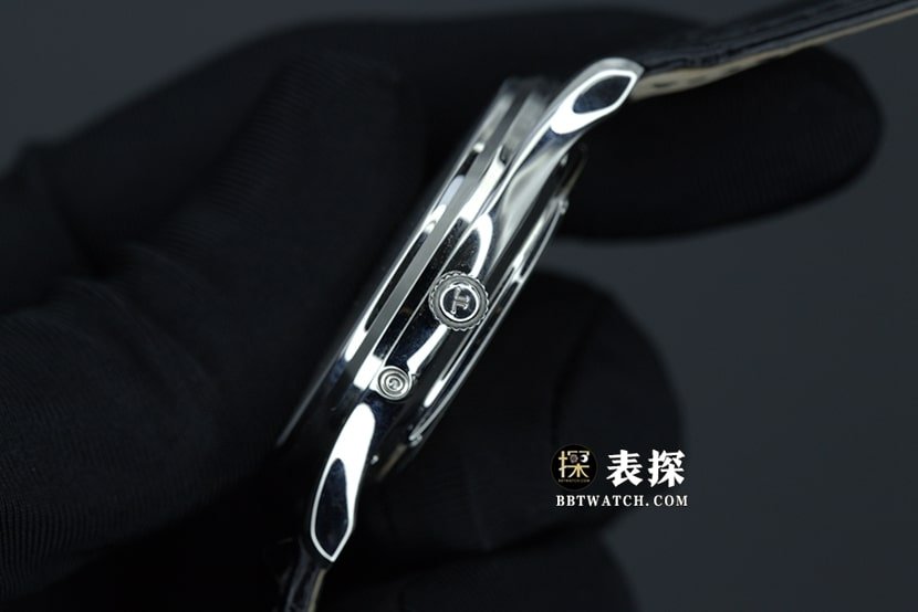 GF Factory Jaeger-LeCoultre Moonphase Master top Q1368420 1:1 imitation watches men's white disk strap models pictures and price side real picture