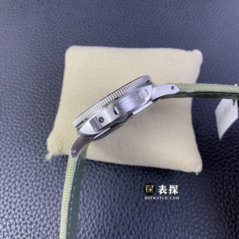 SBF factory Panerai sneak PAM012871:1super clone watch men's jade green dialleather strap picture and price side live photo