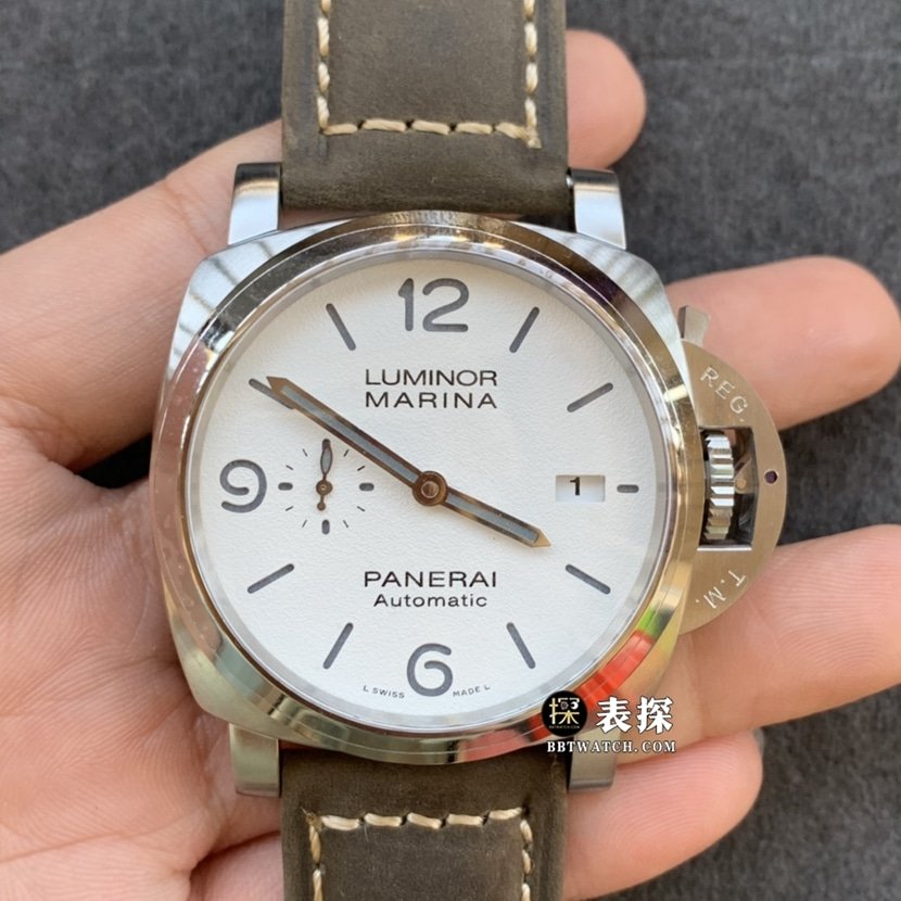 TTF Factory Panerai PAM01314 Luminor Men's Watch with 7750 Movement, White Dial Strap Editions — luxury replica watch guide | Watch Replica Expert