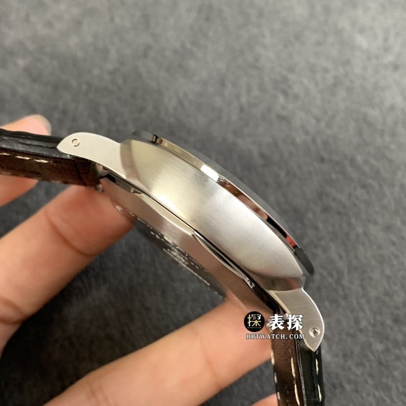 TTF factory Panerai Lumino PAM01312super clone watch men's black dialleather strap model pictures and prices side live photo