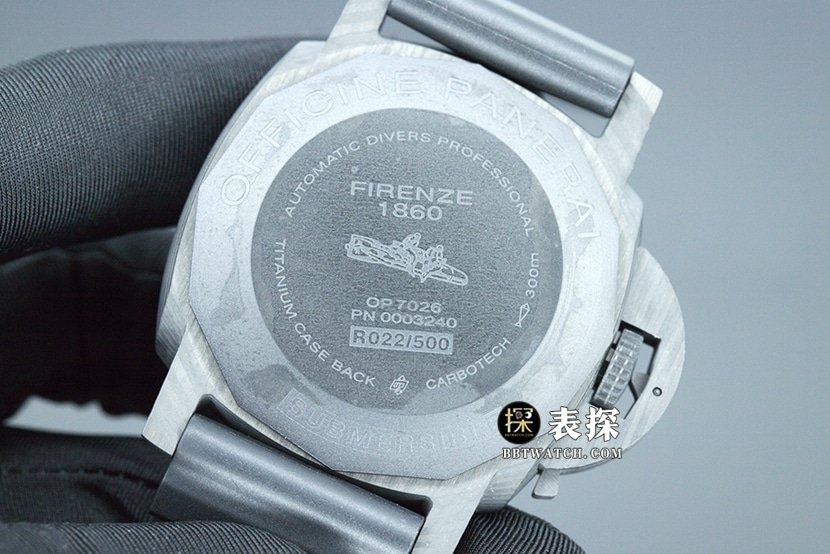 VS FactoryPanerai sneak Pam6161:1top-tier replica watch men's black dial rubber model pictures and prices caseback live photo