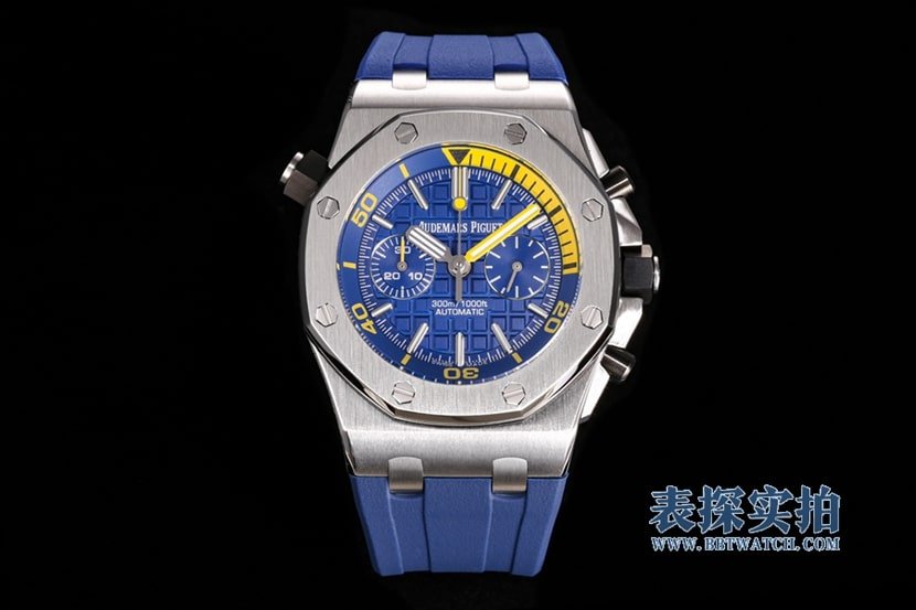 JJF-Fabrik Audemars Piguet Royal Oak Offshore 26703ST.OO.A027CA.01 Chronograph automatische mechanische Herren-Replikuhr mit dunkelblauem Panda-Zifferblatt und Kautschukarmband — luxury replica watch guide | Watch Replica Expert