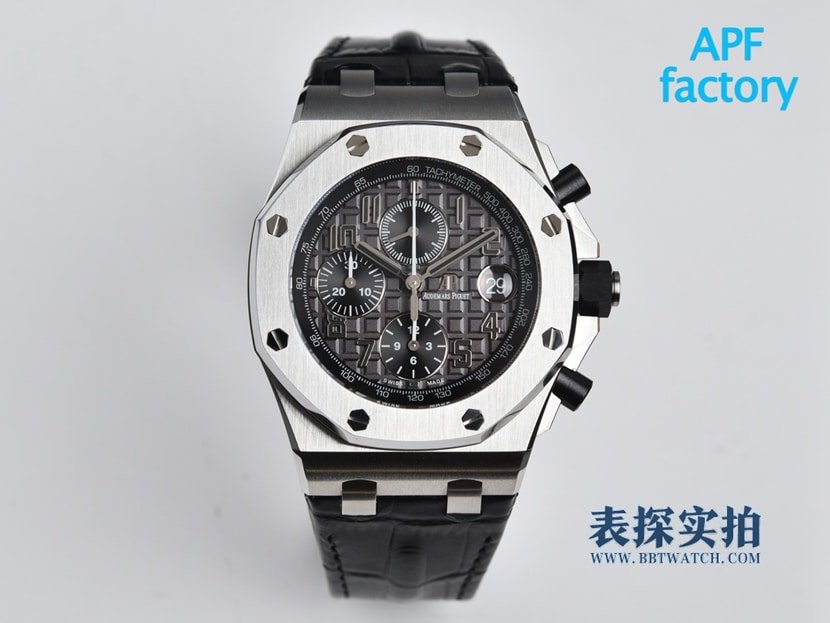 Fábrica de APF Audemars Piguet Royal Oak Offshore 26470ST.OO.A104CR.01 Reloj superclon 1:1 superior para hombre de óxido de circonio importado de 42 mm con esfera en capas — luxury replica watch guide | Watch Replica Expert