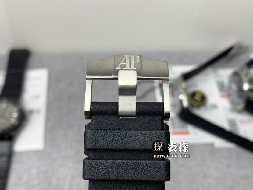 JF factory Audemars PiguetRoyal Oak offshore type 264001:1super clone watch men's black panda steel bracelet model pictures and prices clasplive photos