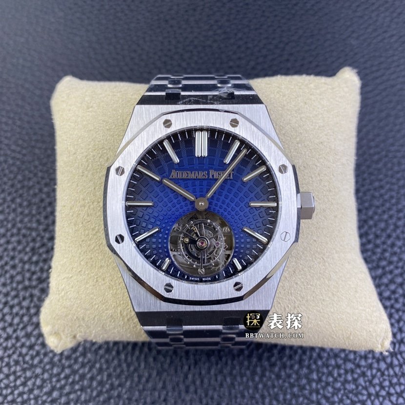 R8 Factory Audemars Piguet Royal Oak Tourbillon 26530ST.OO.1220ST.01 1:1 Super Clone, rauchblaues Zifferblatt mit Stahlarmband, Automatik-Herrenuhr — luxury replica watch guide | Watch Replica Expert