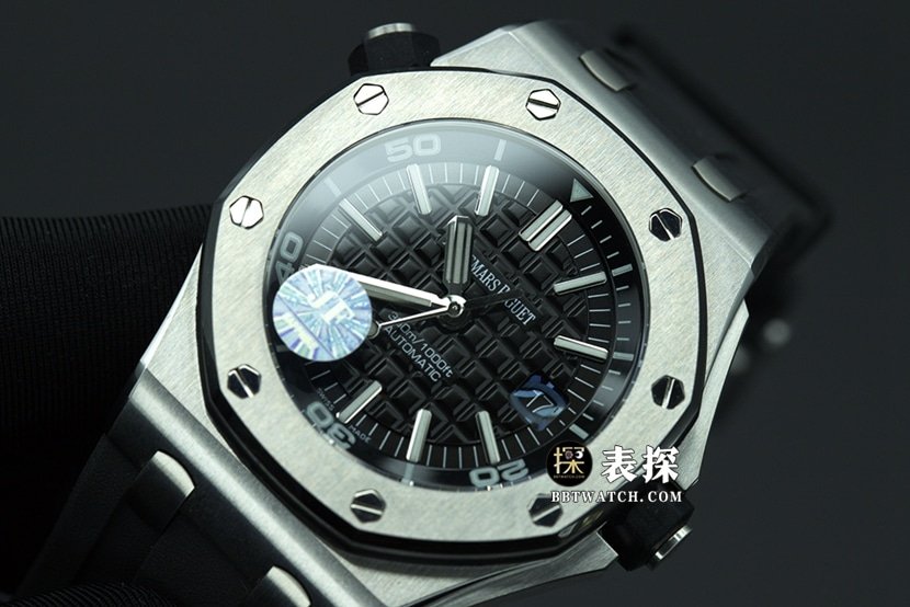JF factory Audemars PiguetRoyal Oak offshore type 157101:1super clone watch men's black dial rubber model picture and price front live photo