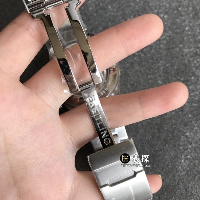 BL factory Breitling Legend Aviation top-tier 1:1high-quality replica watch men's blue panda disc steel bracelet model pictures and prices clasplive photos