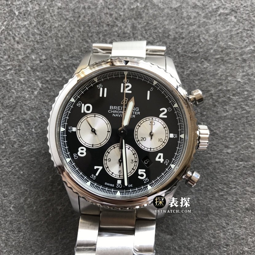 BL Factory Breitling Pilot 8 Legend Aviation 1:1 Premium-Uhr, schwarzes Panda-Zifferblatt, 316er-Stahlarmband, Modell AB0117131B1A1 — luxury replica watch guide | Watch Replica Expert