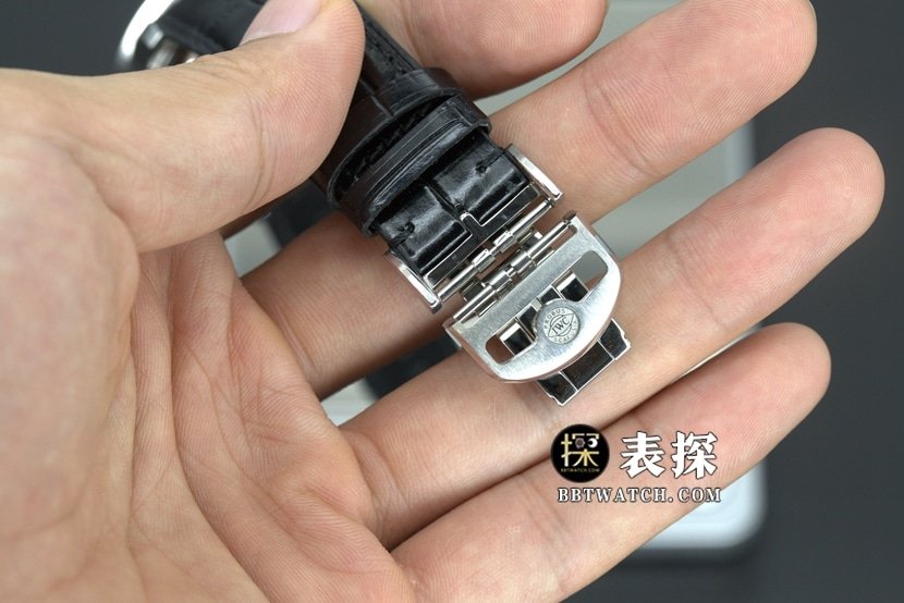 ZF FactoryIWC Portugal top-tier replica watch green dial silver needle leather strap model pictures and prices clasplive photos