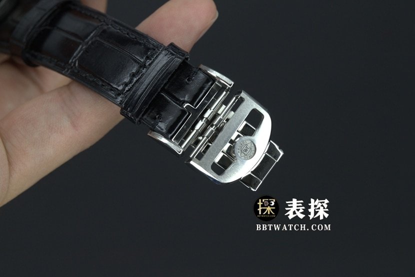 ZF FactoryIWC Portugal top-tier replica watch green dial silver needle leather strap model pictures and prices clasplive photos