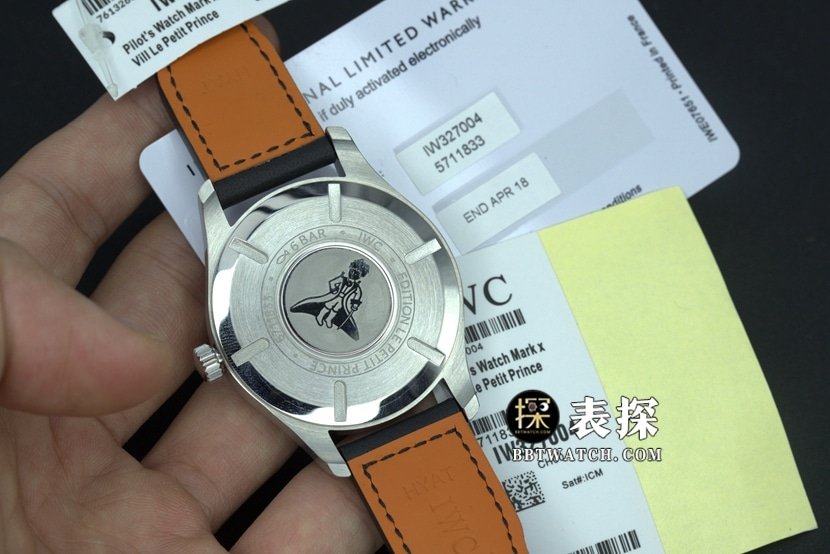 A+ factory IWC pilot top-tier replica watch men's mark twenty blue dialleather strap model pictures and prices caseback live photo
