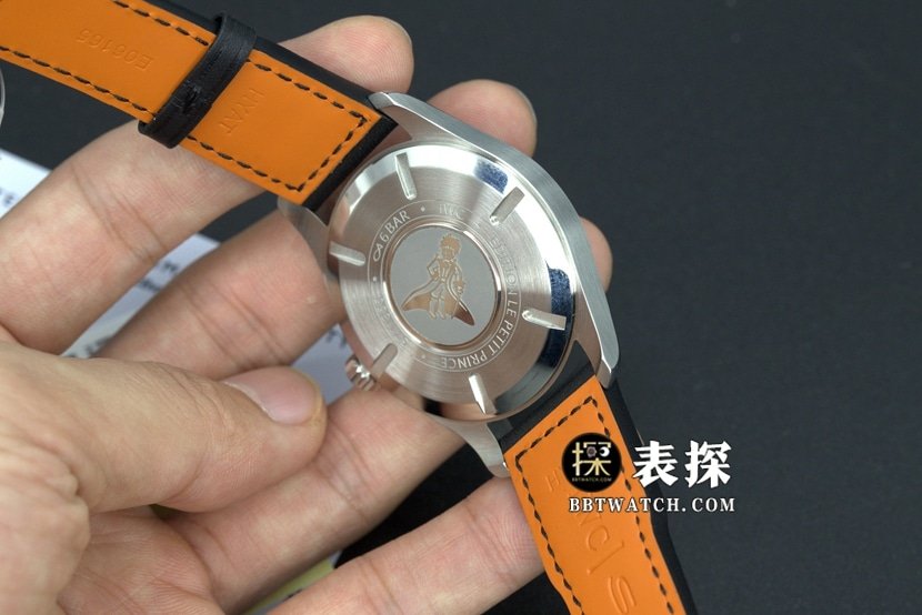 A+ factory IWC pilot top-tier replica watch men's mark twenty blue dialleather strap model pictures and prices caseback live photo