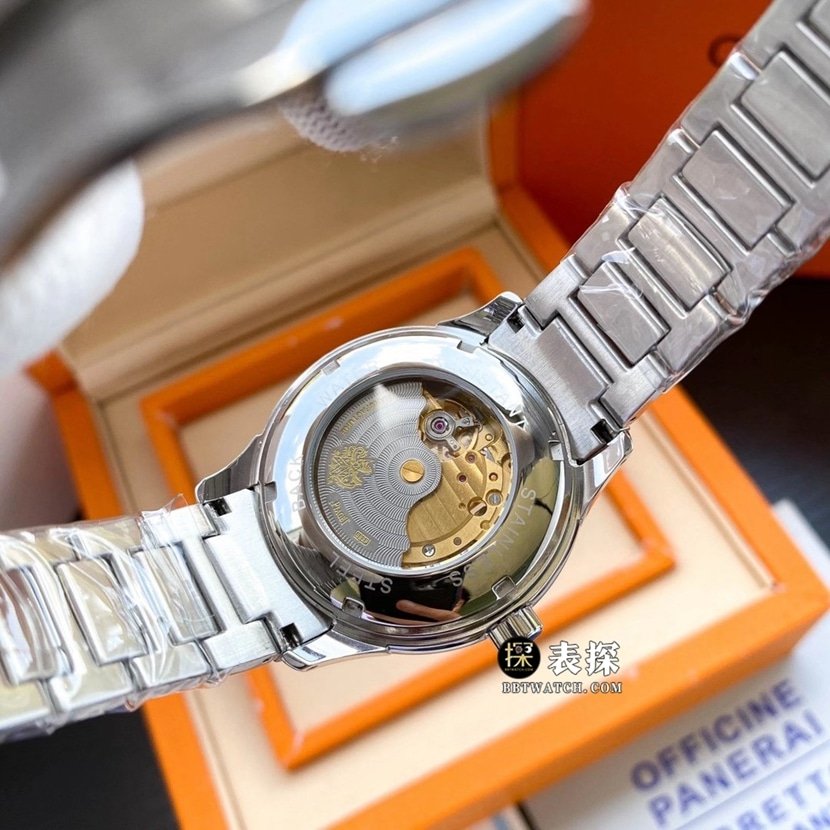 Piaget top-tier 1:1high-quality replica watch men's white dialsteel bracelet model pictures and prices caseback live photo
