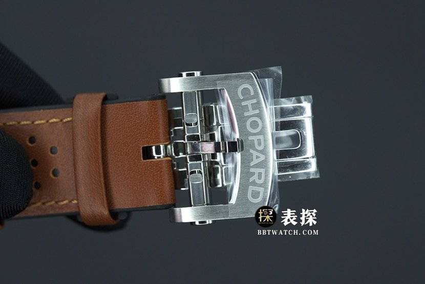 V7 factory Chopard racing super A super clone watches men's dark gray panda disk rubber models pictures and price buckle real picture