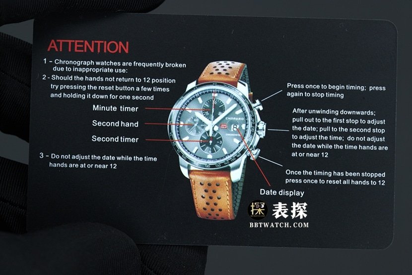 V7 factory Chopard racing super A super clone watches men's dark gray panda disk rubber models pictures and prices overall real picture