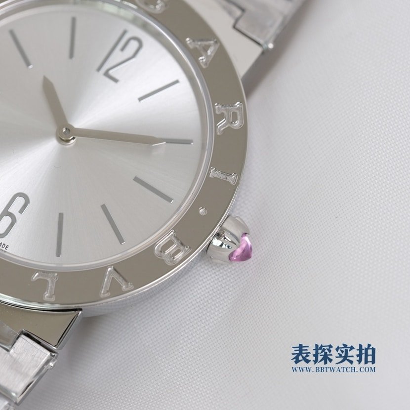 top-tier replicaBvBvlgari white steel ladies quartz watch details