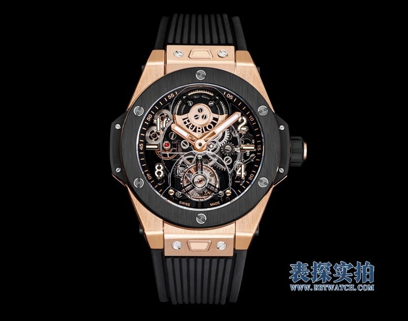 Hublot Big Bang Unico Tourbillon Gehäuse aus 18 Karat Roségold, Gehäusedurchmesser synchronisiert mit dem Original, Eins-zu-eins-Super-A-Replik — luxury replica watch guide | Watch Replica Expert