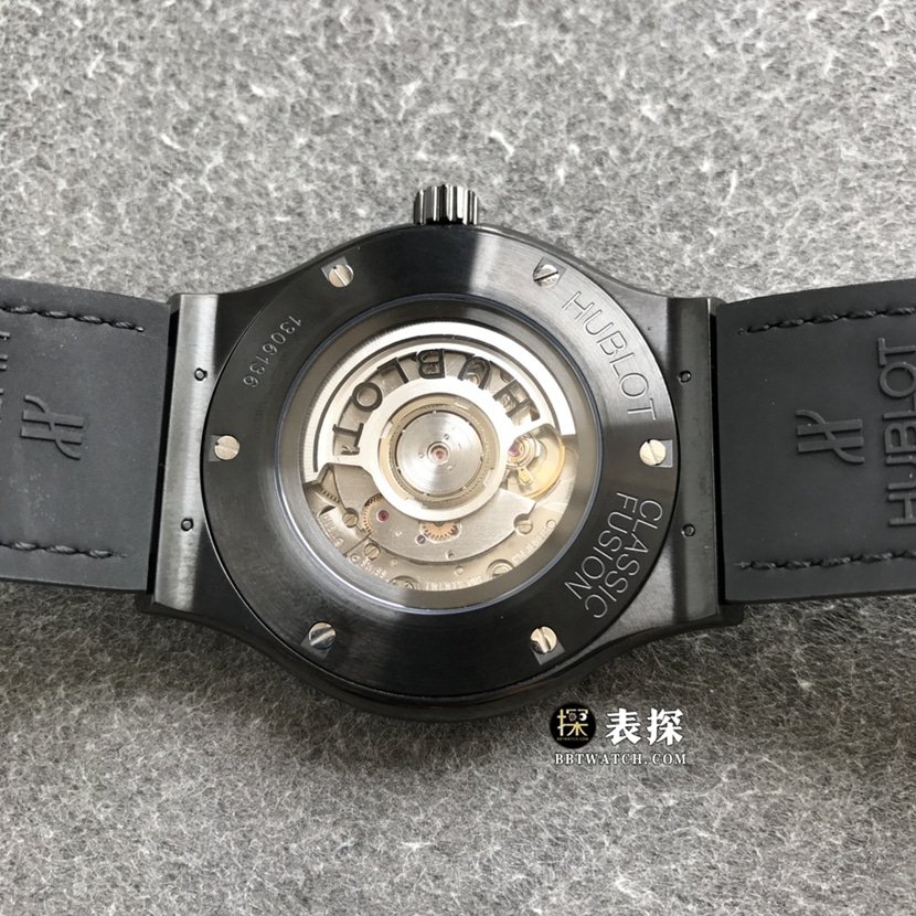 WWF classic fusion Hublot1:1replica watch skull plate leather strap model 542.ND.9100.LR.1700.SKULLmovement picture
