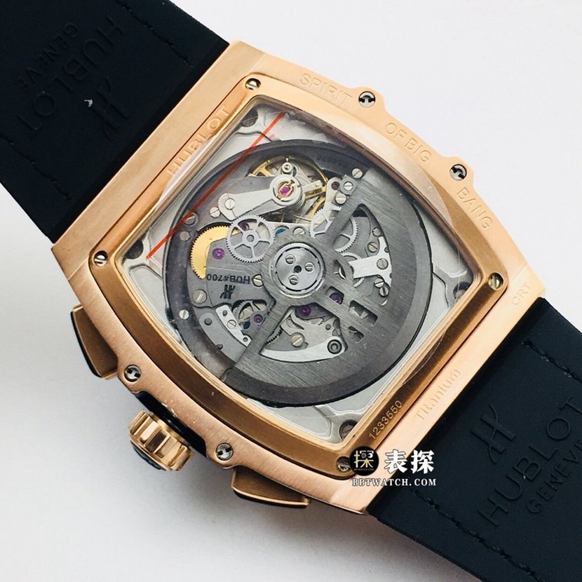 AB Big Bang Hublot 1:1 replica watches soul top 1:1 fine imitation watches skeleton disk strap models 641.OM.0183.LR movement diagrams