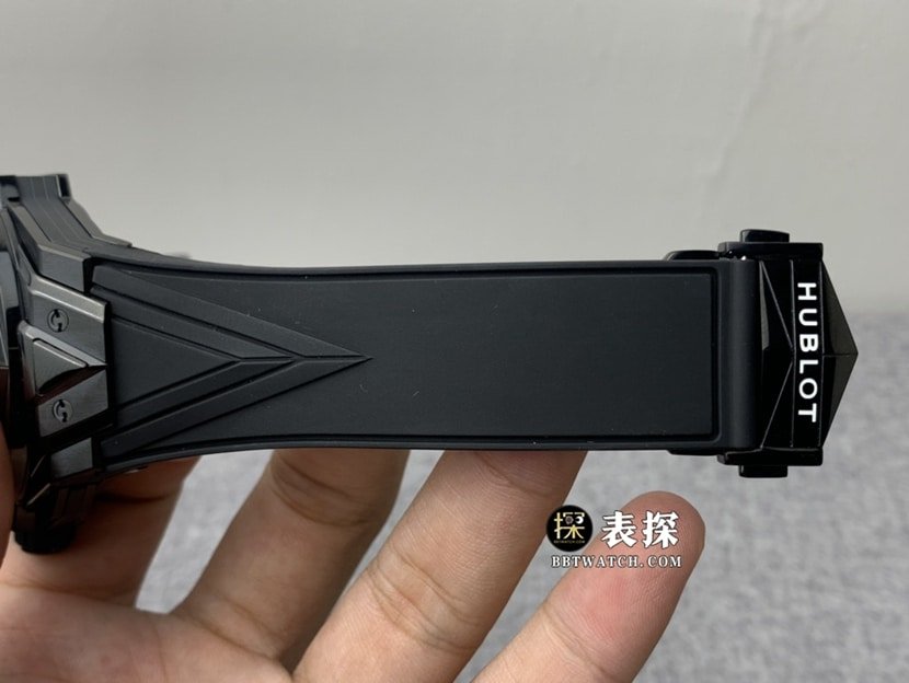 HBHublot watch men's 1:1 super clone watch ceramic hollow plate rubber model pictures and prices braceletlive photos