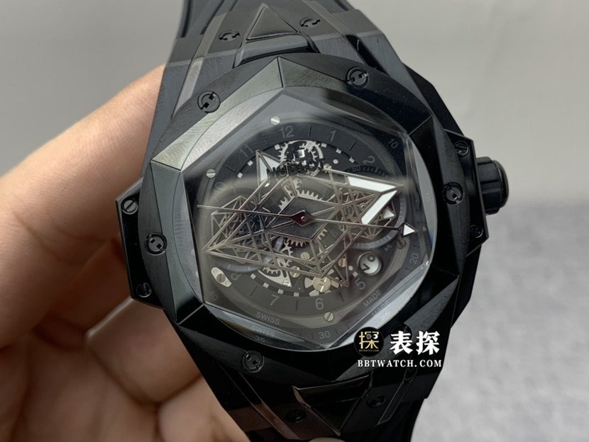 Hublot BIG BANG super A fine imitation ceramic skeleton disk rubber model 418.CX.1107.RX.MXM22 — detailed review and buying guide | Watch Replica Expert